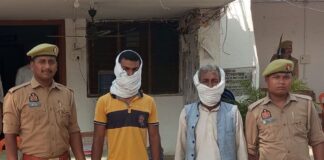 विवाहिता की हत्या के आरोप में आरोपी पति, सास-ससुर गिरफ्तार:श्रावस्ती में दहेज के लिए मारकर लटकाने का लगा था आरोप