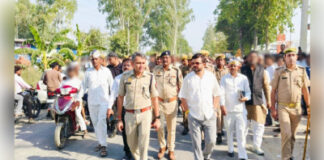 डीएम एंव एसपी ने जुलूस मार्गों व करबला स्थलों का निरीक्षण कर ड्यूटी एवं व्यवस्थाओं का लिया जायजा