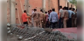 बाराबंकी के हैदरगढ़ में निर्माणाधीन इमारत की शटरिंग भरभराकर गिरी, सात मजदूर दबे