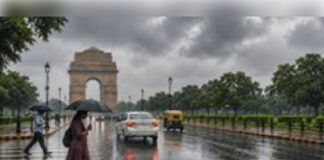दिल्ली में आज हल्की बारिश का पूर्वानुमान, पूर्वोत्तर राज्यों में जमकर बरसा पानी, कई जगह बाढ़