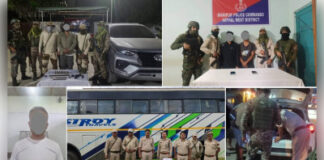 मणिपुर में मादक पदार्थ, उग्रवाद और वसूली गिरोहों पर पुलिस का शिकंजा, हेरोइन बरामद