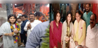 सपा सांसद डिम्पल यादव ने काशी के कोतवाल बाबा कालभैरव के दरबार में लगाई हाजिरी