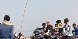श्रावस्ती के जमुनहा में आधा दर्जन गांव टापू:राप्ती नदी का जलस्तर बढ़ने से मुख्य मार्गों से संपर्क कटा
