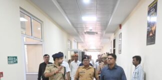 राज्यपाल के आगमन को लेकर तैयारियां तेज:सिद्धार्थ विश्वविद्यालय में दीक्षांत समारोह से पहले सुरक्षा का निरीक्षण