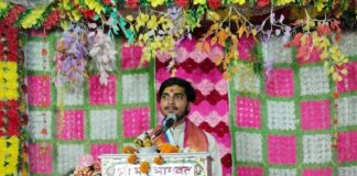 अहिरौली पड़री में श्रीकृष्ण जन्मोत्सव पर भव्य झांकी:कलाकारों की प्रस्तुति से भक्तिमय हुआ वातावरण