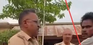 वाहन चेकिंग के दौरान युवक-दरोगा में विवाद:कोठवाभरतपुर चौराहे पर हुई घटना का वीडियो वायरल