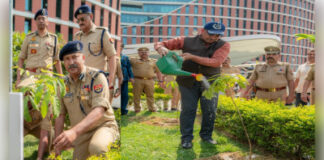 विश्व पर्यावरण दिवस पर पुलिस मुख्यालय में ‘एक पेड़ माँ के नाम’ अभियान के तहत वृक्षारोपण