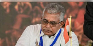दिलीप घोष का अभिषेक बनर्जी पर तीखा हमला, कानून से बच नहीं पाएंगे, जेल जाना तय