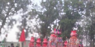 गोभिया में मुहर्रम शांतिपूर्ण माहौल में संपन्न:ताजियों के साथ निकला जुलूस, अकीदतमंदों ने दी श्रद्धांजलि