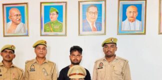 बस्ती में गैंगस्टर एक्ट का आरोपी गिरफ्तार:कलवारी पुलिस ने रखिया गांव से पकड़ा, भेजा न्यायालय