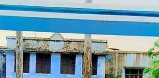 शोहरतगढ़ में पुलिस भर्ती परीक्षा की तैयारी, केंद्र पर निरीक्षण:स्टेटिक मजिस्ट्रेट ने कक्ष; स्ट्रांग रूम व सीसी कैमरे की व्यवस्थाएं परखीं