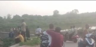 विचपरी पुल से युवक-युवती ने लगाई छलांग:युवक सुरक्षित निकला, युवती की तलाश जारी