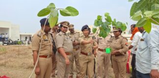 नवनिर्मित तहसील बल्दीराय परिसर में पुलिस अधीक्षक सुलतानपुर द्वारा वृक्षारोपण*