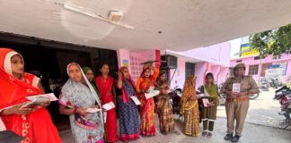 मिशन शक्ति–5 के तहत श्रावस्ती पुलिस का सशक्त जनजागरूकता अभियान