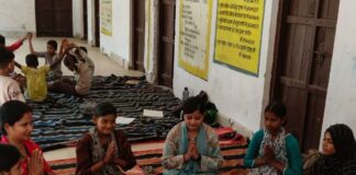 बहराइच में बच्चों के लिए मंडला योग सत्र का आयोजन:CBL सेंटर में हंस वृक्ष एजुकेशन प्रोग्राम के तहत हुई गतिविधि, शारीरिक-मानसिक विकास पर जोर