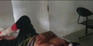 तेज आंधी में दीवार-टीन गिरी:गौर में वृद्ध गंभीर घायल, जिला अस्पताल रेफर