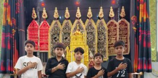 श्रावस्ती के नासिरगंज में बच्चों ने लगाई सबील:7 मोहर्रम पर कर्बला के शहीदों को याद, नन्हे हाथों में सेवा का पैगाम पिलाया पानी-शरबत