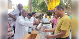 भीषण गर्मी में जरूरतमंदों की सेवा सबसे बड़ा मानव धर्म : गोपाल अग्रवाल