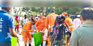 तीर्थ नगरी हरकी पौड़ी के घाटों पर प्रशासन ने अतिक्रमण हटाकर दिया स्वच्छता का संदेश