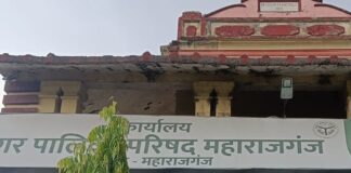 महराजगंज में खलियान भूमि पर बनीं दुकानें:कर्मकांड स्थल के लिए आरक्षित भूमि पर व्यावसायिक कॉम्प्लेक्स की शिकायत