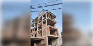 नोटिस बेअसर! लोकनगर में बेसमेंट सहित खड़ी हो गई पांच मंजिला इमारत
