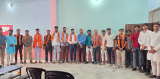 अभाविप सिराथू नगर इकाई का गठन, डॉ. संगम लाल तिवारी बने नगर अध्यक्ष