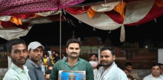 विधायक ने स्व0 श्रीराम वर्मा नाइट क्रिकेट टूर्नामेंट का किया शुभारंभ