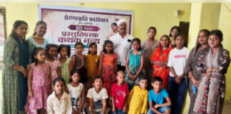 मनकामेश्वर वार्ड में प्रेरणाकृति फाउंडेशन द्वारा 10 दिवसीय कथक प्रशिक्षण शिविर शुरू