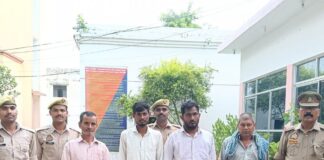 परसरामपुर पुलिस का वारंटियों पर शिकंजा:बस्ती में चार गिरफ्तार कर भेजे गए जेल