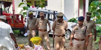 घुघली थाने में 811 लीटर अवैध शराब नष्ट:न्यायालय के आदेश पर आबकारी अधिनियम के तहत कार्रवाई