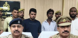 बस्ती में 24 घंटे में खुला सरिया चोरी का मामला:ट्रक चालक समेत चार गिरफ्तार, 14 क्विंटल सरिया बरामद