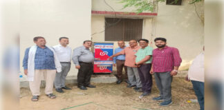 जलालपुर ब्लॉक परिसर में यूनियन बैंक ने लगाया वाटर कूलर, लोगों को मिलेगी शुद्ध पेयजल सुविधा