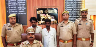 महिला से मंगलसूत्र व पैसा छीनने वाले शातिर 2 अभियुक्त गिरफ्तार