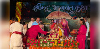 पूतना वध, भगवान श्रीकृष्ण की बाल लीलाओं एवं श्री गोवर्धन पूजा की कथा सुन भाव-विभोर हुए श्रद्धालु
