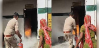 बदायूं के स्कूल में टला बड़ा हादसा, मिड-डे मील बनाते समय सिलिंडर में लगी आग, मचा हड़कंप