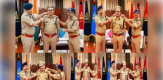 लखनऊ में आईपीएस पदोन्नत 28 अधिकारियों की पिपिंग सेरेमनी, डीजीपी ने दिए कर्तव्यनिष्ठा के निर्देश