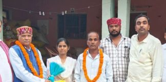 बहादुरपुर की युवती कृषि प्राविधिक सहायक अधिकारी बनीं:विधायक ने आवास पर पहुंचकर किया सम्मानित