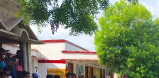 भगड़िया में राहत चौपाल आयोजित:बाढ़ से बचाव और राहत व्यवस्था पर ग्रामीणों को किया जागरूक