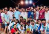 बड़खड़िया ने जीता जय मां संतोषी नाइट क्रिकेट टूर्नामेंट:बहराइच में 16 टीमों के रोमांचक मुकाबलों के बाद मेजबान टीम ने अपने नाम किया खिताब