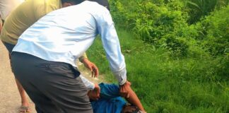 बस्ती में बाइक अनियंत्रित होकर गिरी, दो युवक घायल:दुबौलिया-महराजगंज मार्ग पर हादसा; अस्पताल में भर्ती