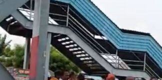 छावनी हाईवे पर लोग जान जोखिम में डालकर कर रहे:हर्रैया में फ्लाईओवर के बावजूद डिवाइडर से गुजरने से बढ़ रहा दुर्घटना का खतरा