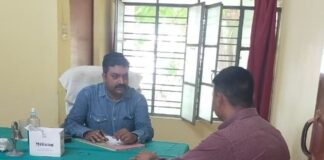 आरोग्य मेले में 20 मरीजों की जांच:छावनी में आयुष चिकित्सक ने की जांच, दूषित पानी और खराब रास्ते की शिकायत