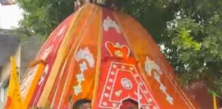 बहराइच में भगवान जगन्नाथ की शोभायात्रा निकली:हजारों श्रद्धालु हुए शामिल, सुरक्षा के कड़े इंतजाम