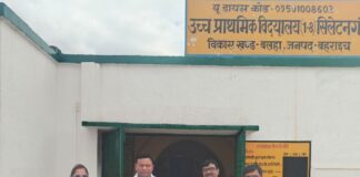 बीईओ अरुण वर्मा ने किया स्कूल का निरीक्षण:सिलेटनगंज में उपस्थिति, स्वच्छता, स्मार्ट क्लास पर दिए आवश्यक निर्देश