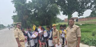 मिशन शक्ति फेज 5.0 (द्वितीय चरण) के तहत सुलतानपुर पुलिस ने चलाया विशेष जागरूकता अभियान*