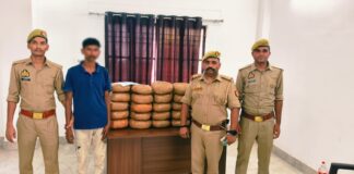 थाना बन्धुआकला पुलिस टीम द्वारा 104 किलोग्राम अवैध गांजे एवं आयसर डीसीएम वाहन के साथ 01 शातिर अभियुक्त को गिरफ्तार किया गया ।*