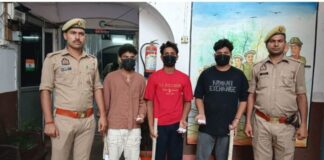 UP: फायरिंग कर जान लेने की कोशिश करने वाले 3 आरोपी गिरफ्तार, पुलिस ने बरामद किए 6 जिंदा कारतूस