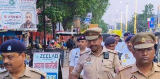 बस्ती में अतिक्रमण हटाओ अभियान:महिला अस्पताल से क्रेसेंट मॉल तक, 30 वाहनों का चालान