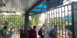 आनंद विहार स्टेशन पर सुरक्षा के मानक राम भरोसे, बिना जांच आ-जा रहे यात्री