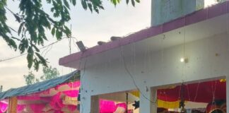 चैनपुर के काली मंदिर में अखंड रामायण पाठ संपन्न:भंडारे के साथ हुआ समापन, श्रद्धालुओं ने ग्रहण किया प्रसाद